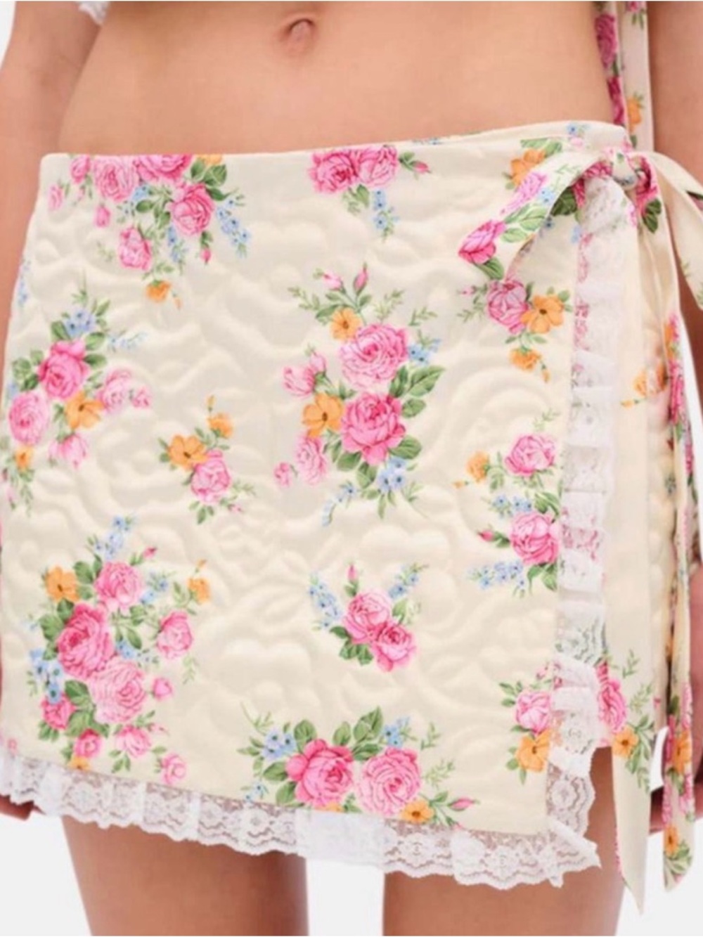 For Love & Lemons Amandine Mini Skirt